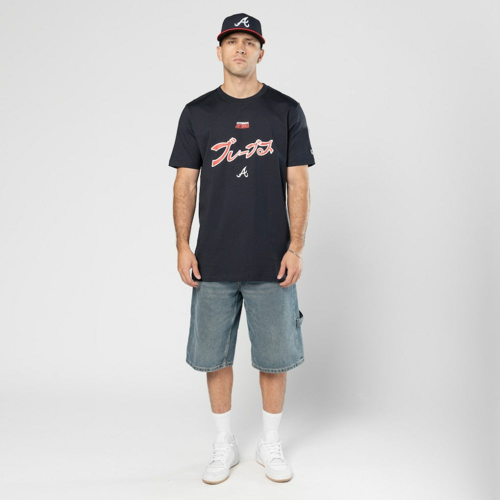 Atlanta Braves New Era x Hyperfly T-Shirt - Navy T-shirts