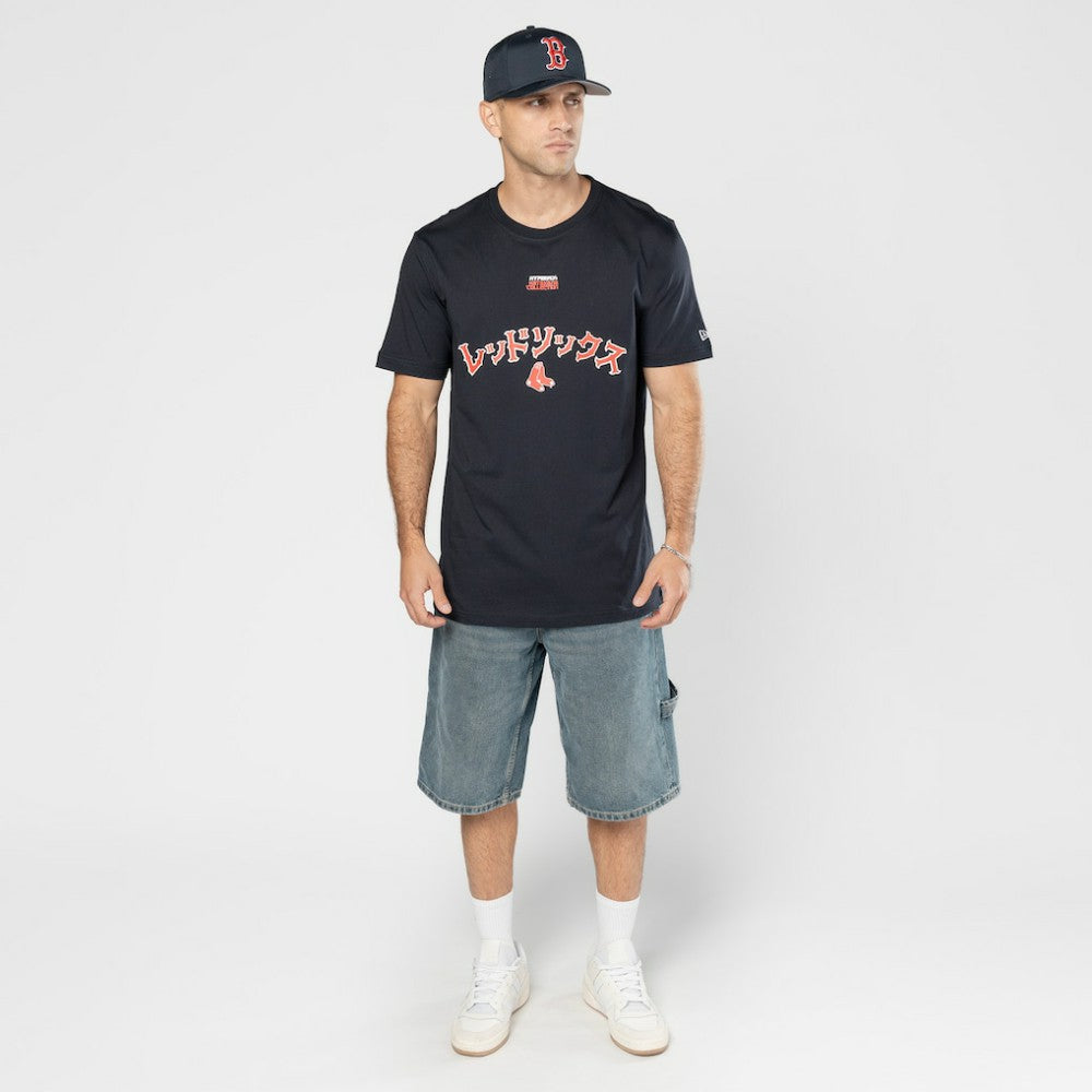 Boston Red Sox New Era x Hyperfly T-Shirt - Navy T-shirts