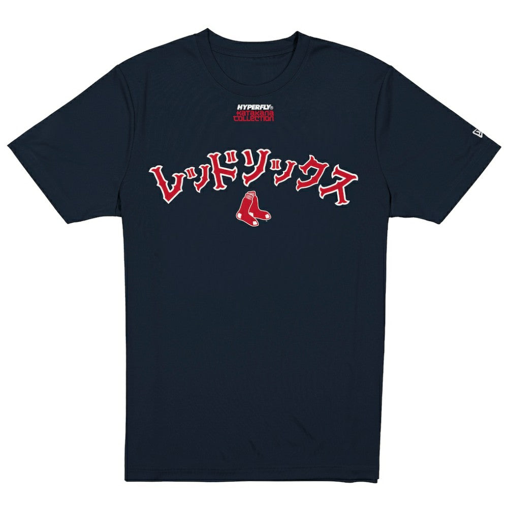 Boston Red Sox New Era x Hyperfly T-Shirt - Navy T-shirts