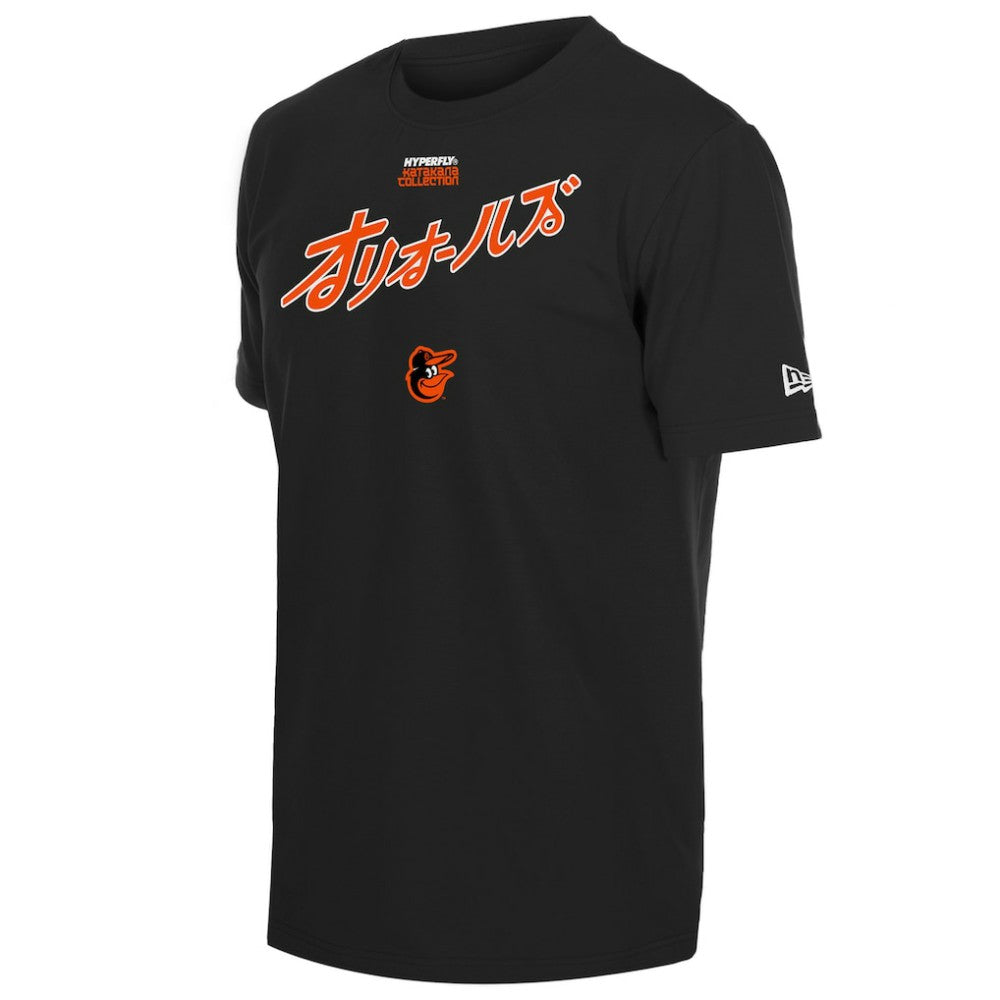 Baltimore Orioles New Era x Hyperfly T-Shirt - Black T-shirts