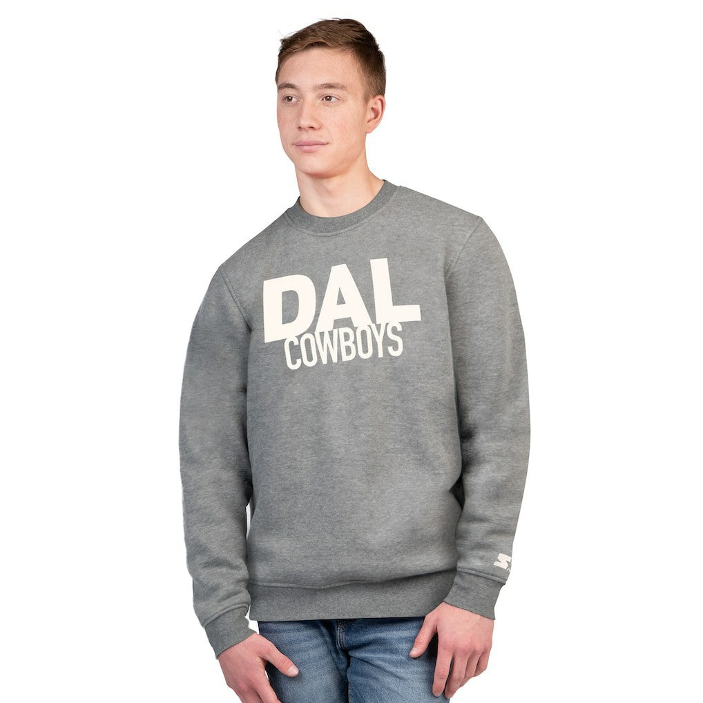 Dallas Cowboys Starter Assist Sweatshirt Charcoal