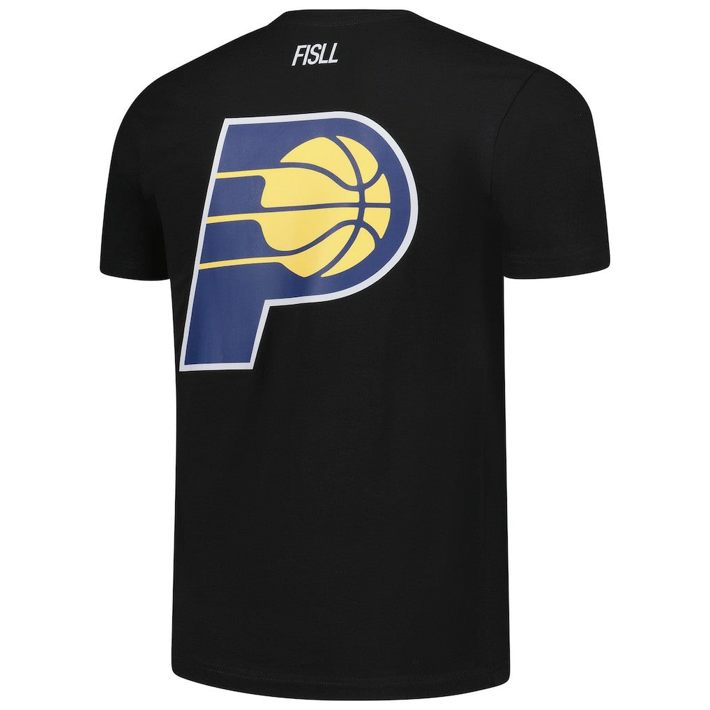 Indiana Pacers FISLL Unisex Oversize Logo T-Shirt Black