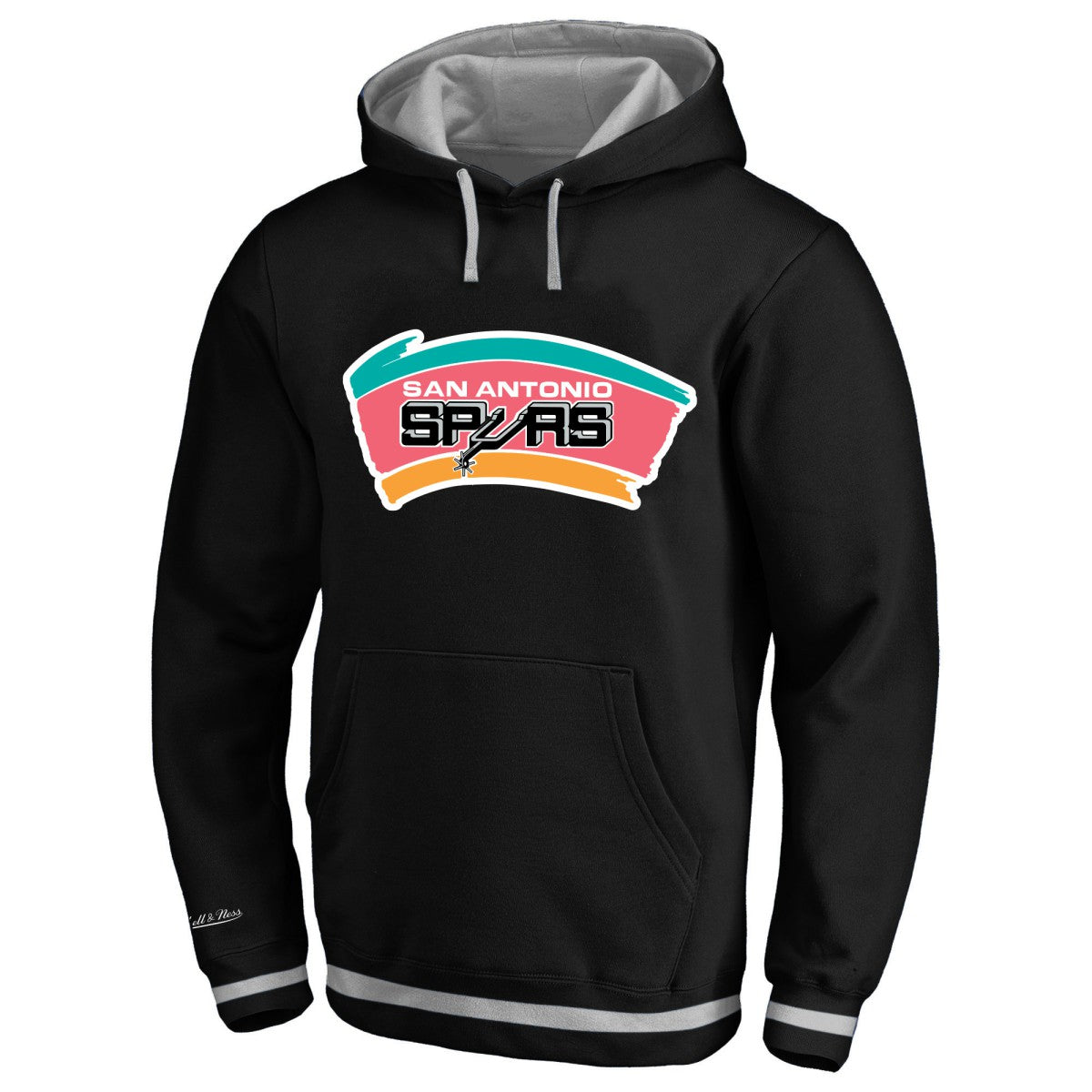 San Antonio Spurs Big & Tall Hardwood Classics Hoodie Black