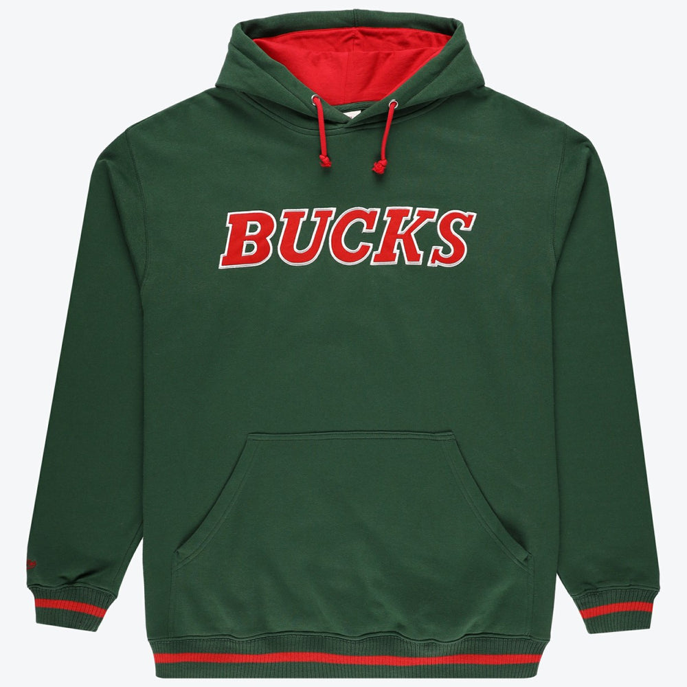 Milwaukee Bucks Hardwood Classics Big & Tall Hoodie Hunter Green