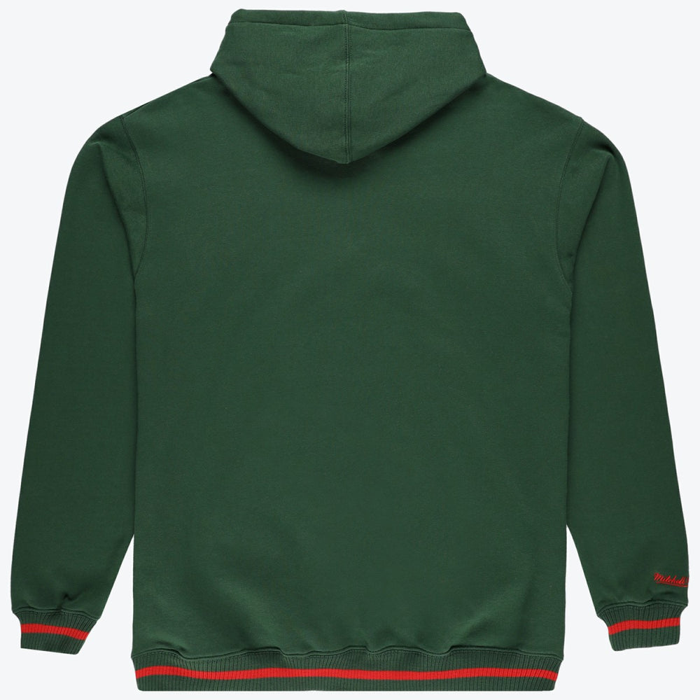 Milwaukee Bucks Hardwood Classics Big & Tall Hoodie Hunter Green