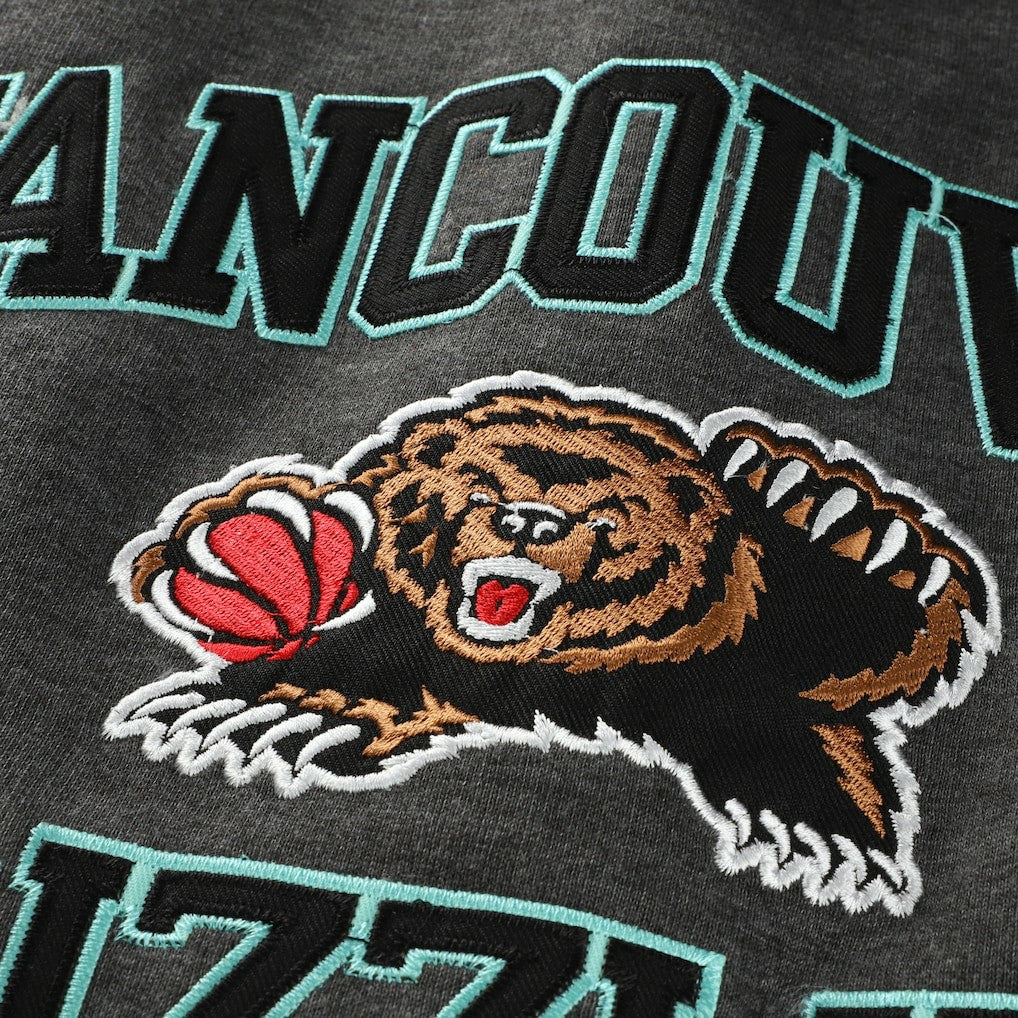 Memphis Grizzlies Hardwood Classics Big & Tall Crewneck Sweatshirt Heather Charcoal