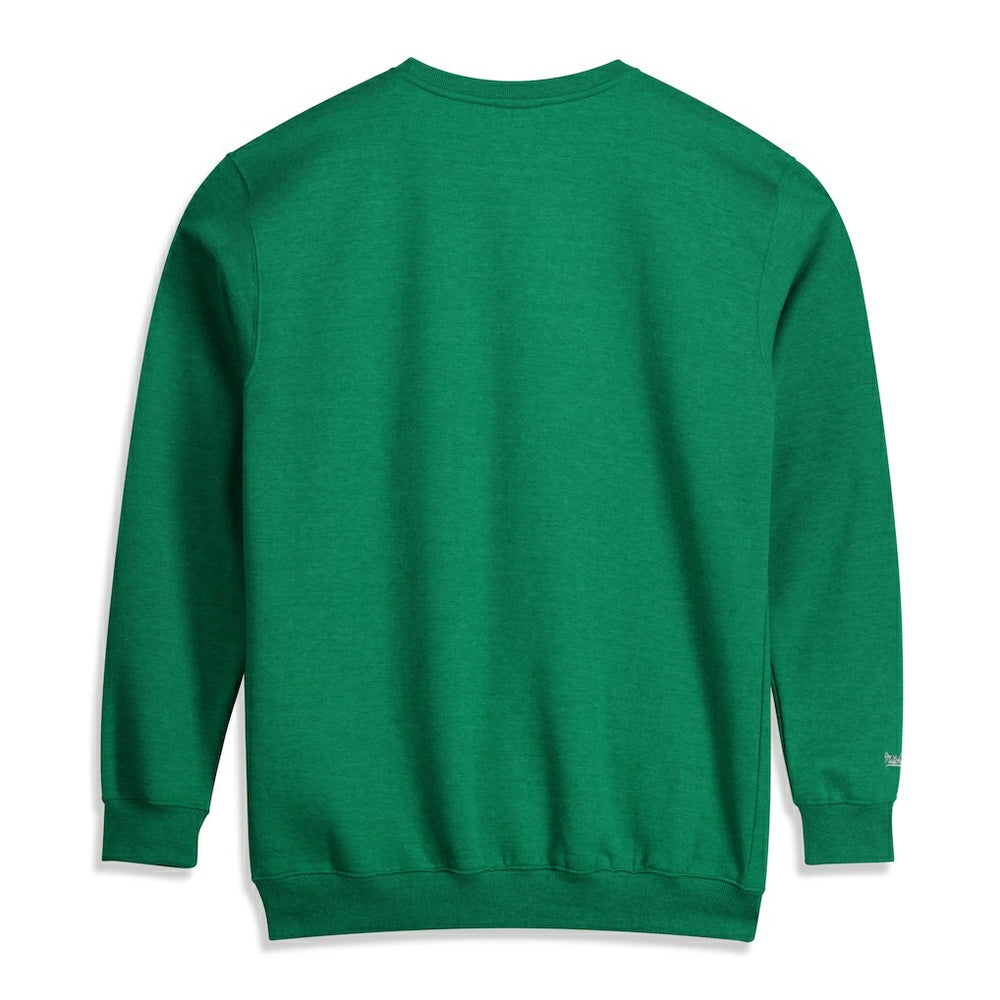 Boston Celtics Hardwood Classics Big & Tall Crewneck Sweatshirt Heather Kelly Green