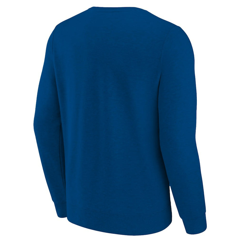 Dallas Mavericks Hardwood Classics Big & Tall Crewneck Sweatshirt Heather Blue