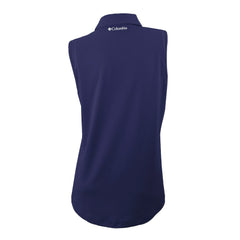 Detroit Tigers Columbia Women's Tend The Ball Sleeveless Polo - Navy