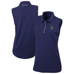 Milwaukee Brewers Columbia Women's Tend The Ball Sleeveless Polo - Navy