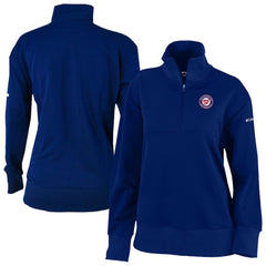 Washington Nationals Columbia Women's Birchwood Hills Quarter-Zip Pullover - Navy Pullover
