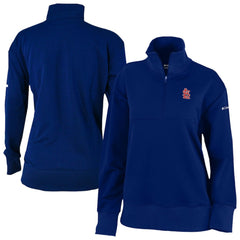 St. Louis Cardinals Columbia Women's Birchwood Hills Quarter-Zip Pullover - Navy Pullover