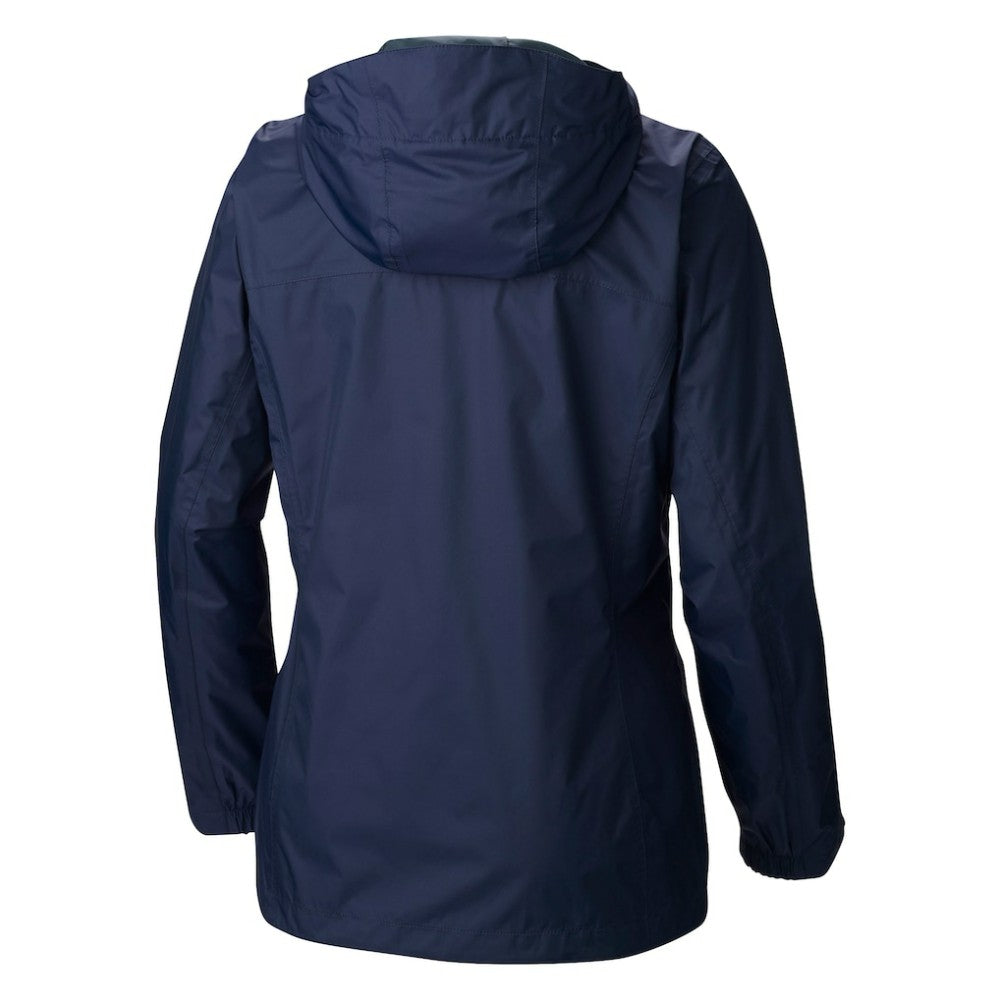 Houston Astros Columbia Women's Arcadia II Omni-Tech Full-Zip Hoodie Rain Jacket - Navy Jackets