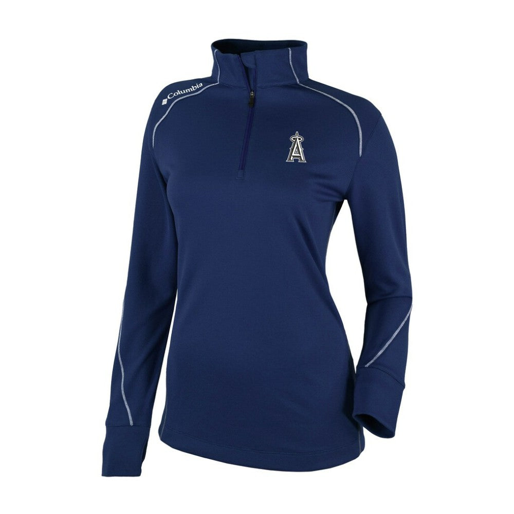 Los Angeles Angels Columbia Women's Shotgun 2.0 Quarter-Zip Pullover - Navy Pullover