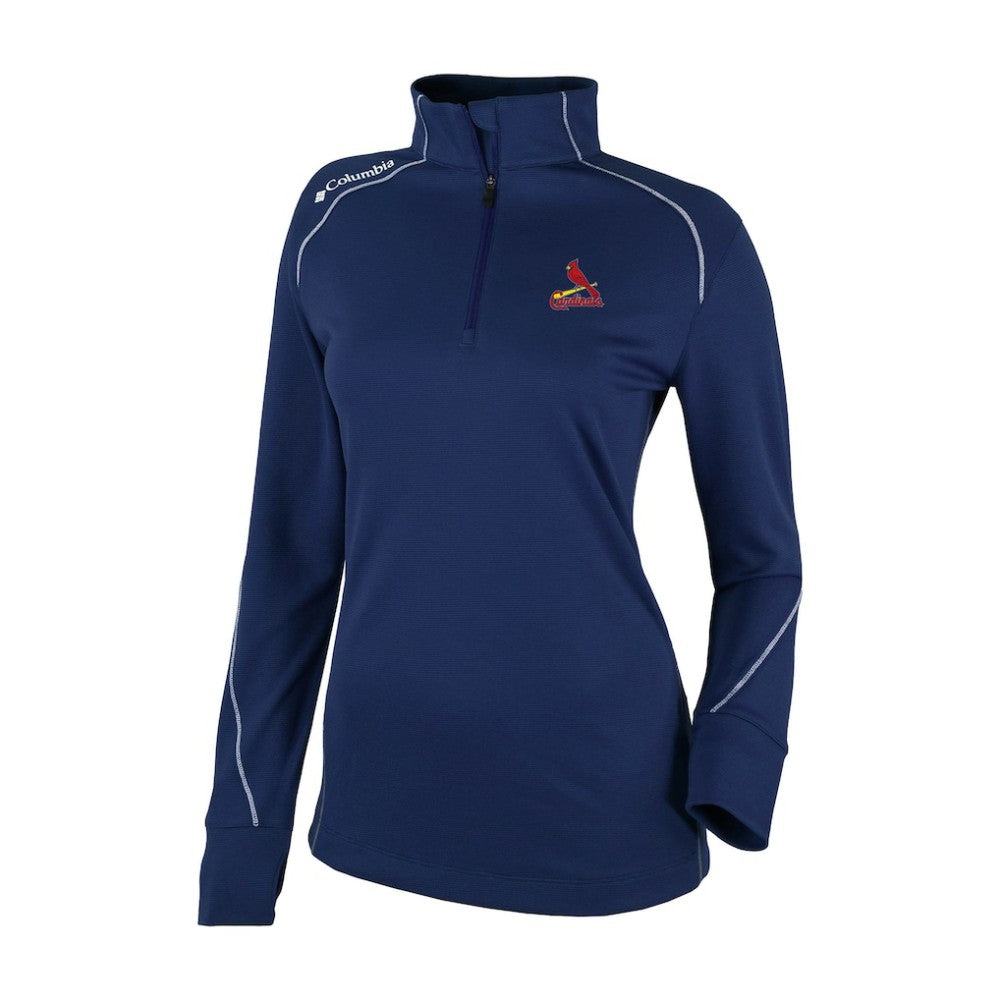 St. Louis Cardinals Columbia Women's Shotgun 2.0 Quarter-Zip Pullover - Navy Pullover