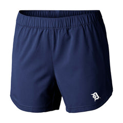Detroit Tigers Columbia Women's Tamiami Pull-On Shorts - Navy Shorts