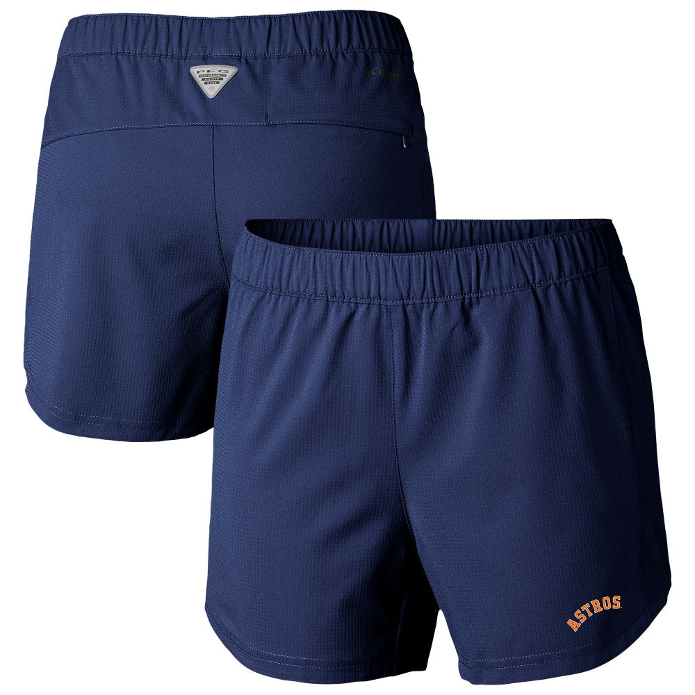 Houston Astros Columbia Women's Tamiami Pull-On Shorts - Navy Shorts