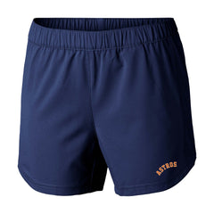 Houston Astros Columbia Women's Tamiami Pull-On Shorts - Navy Shorts