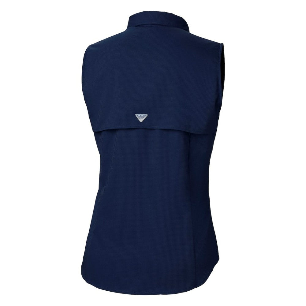 Houston Astros Columbia Women's Tamiami Sleeveless Shirt - Navy