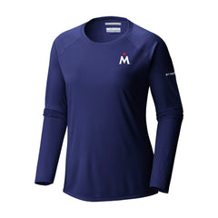 Minnesota Twins Columbia Tidal Tee II Long Sleeve T-Shirt - Navy T-shirts