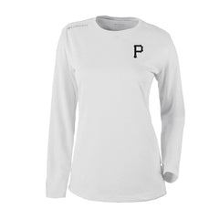 Pittsburgh Pirates Columbia Shotgun Long Sleeve T-Shirt - White T-shirts