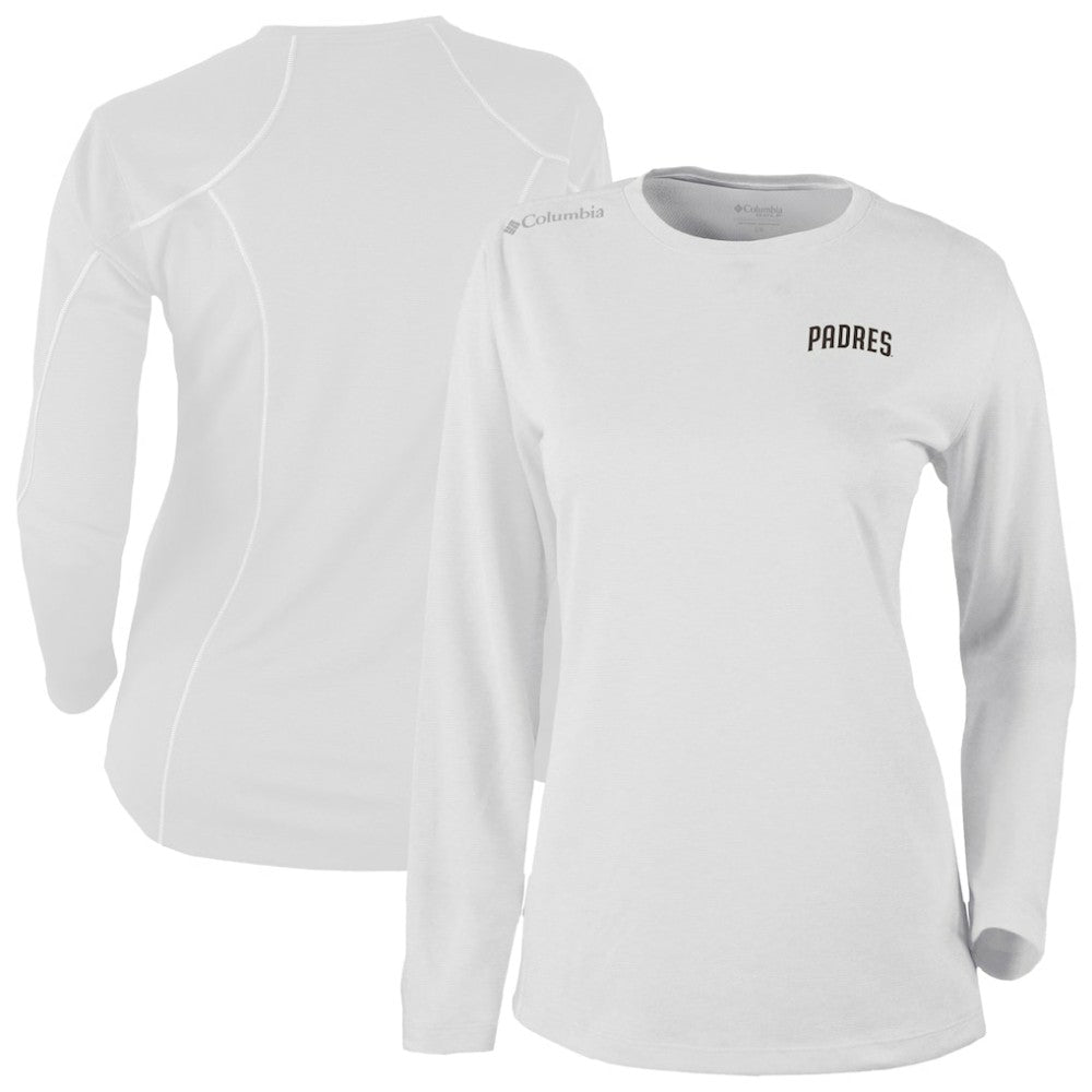 San Diego Padres Columbia Shotgun Long Sleeve T-Shirt - White T-shirts