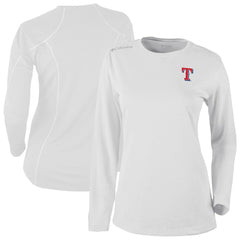 Texas Rangers Columbia Shotgun Long Sleeve T-Shirt - White T-shirts