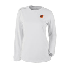 Baltimore Orioles Columbia Shotgun Long Sleeve T-Shirt - White T-shirts