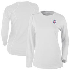 Chicago Cubs Columbia Shotgun Long Sleeve T-Shirt - White T-shirts