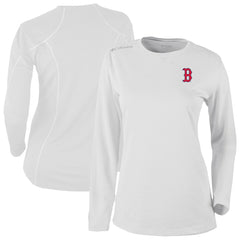 Boston Red Sox Columbia Shotgun Long Sleeve T-Shirt - White T-shirts