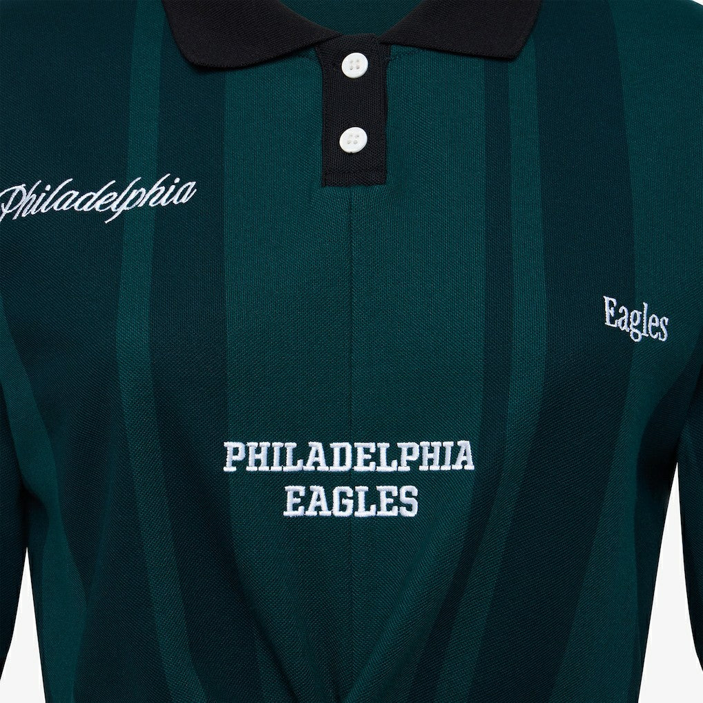 Philadelphia Eagles Off Season Women's Rugby T-Shirt Midnight Green
