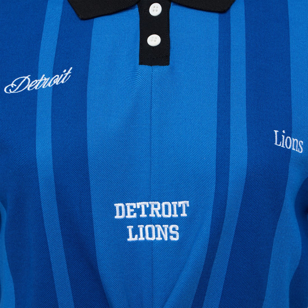 Detroit Lions Off Season Women's Rugby T-Shirt Blue
