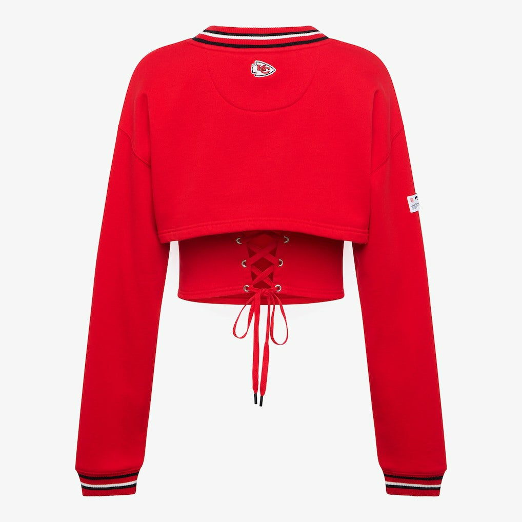Kansas City Chiefs Off Season Women's Fleece Shrug Cami Red