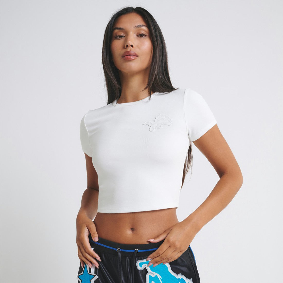 Detroit Lions Off Season Women's Baby T-Shirt White