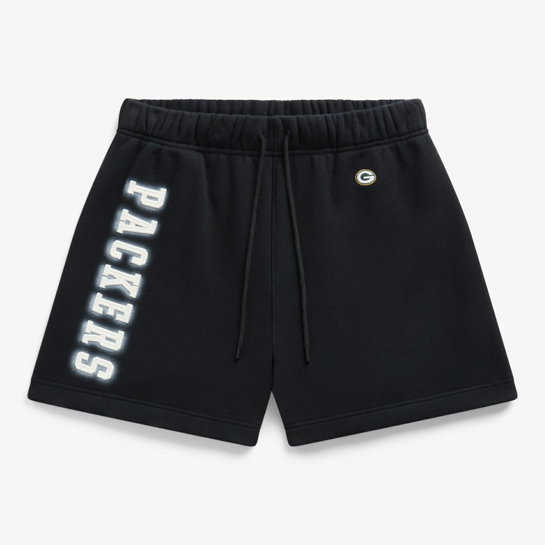 Green Bay Packers Off Season Unisex Fleece Shorts Black