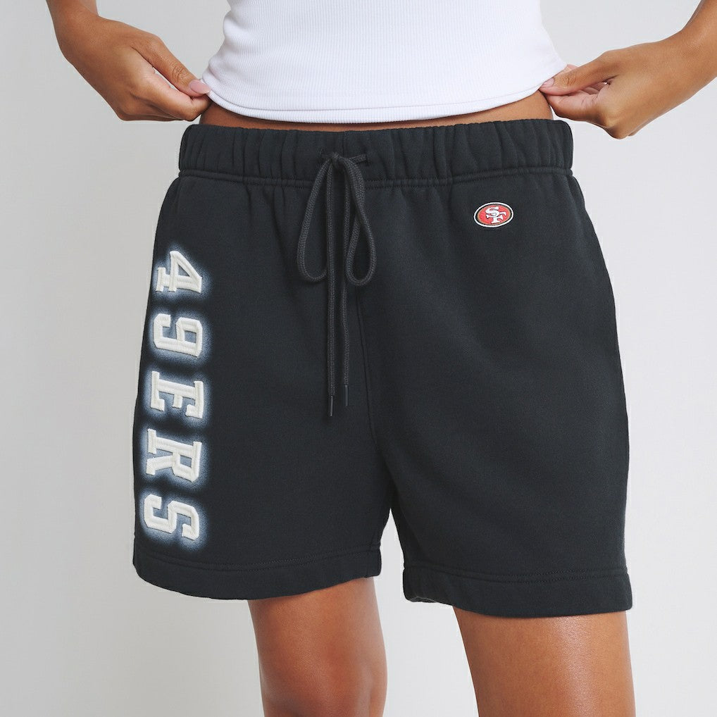 San Francisco 49ers Off Season Unisex Fleece Shorts Black