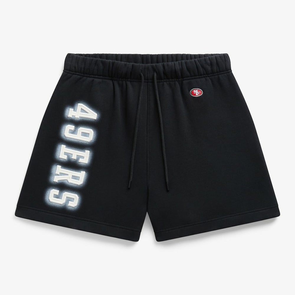 San Francisco 49ers Off Season Unisex Fleece Shorts Black