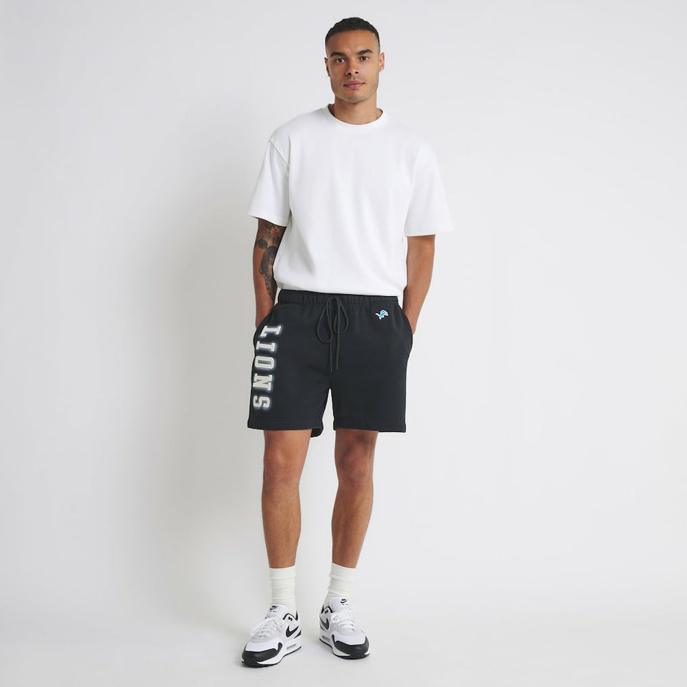 Detroit Lions Off Season Unisex Fleece Shorts Black