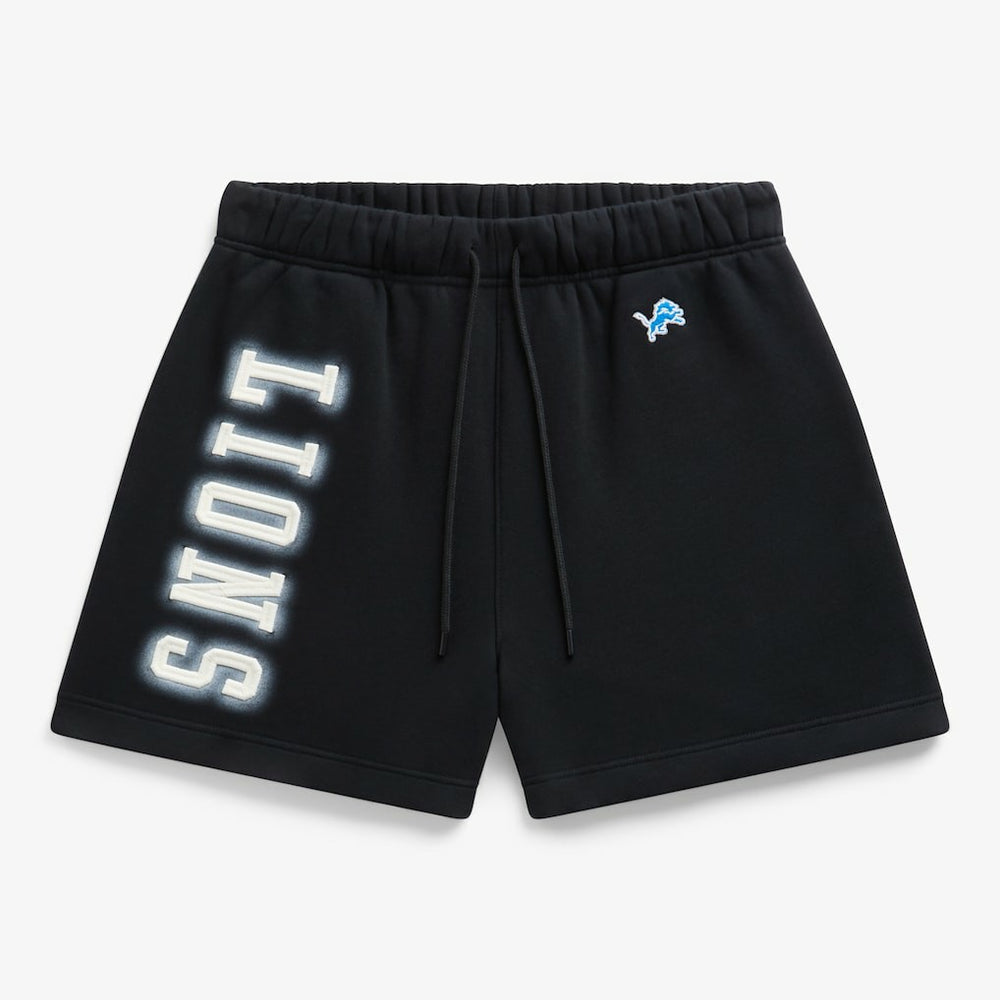 Detroit Lions Off Season Unisex Fleece Shorts Black