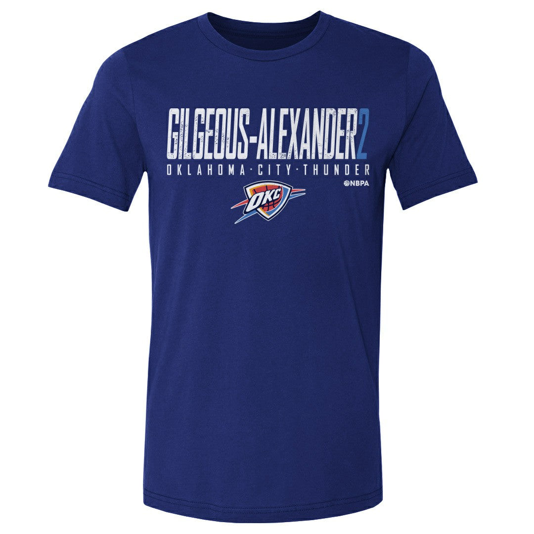 Shai Gilgeous-Alexander Oklahoma City Thunder 500 Level Elite T-Shirt Blue