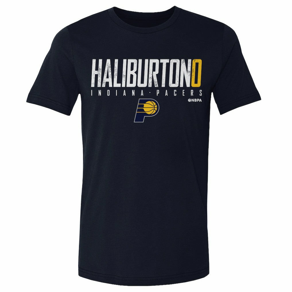 Tyrese Haliburton Indiana Pacers 500 Level Elite T-Shirt Navy