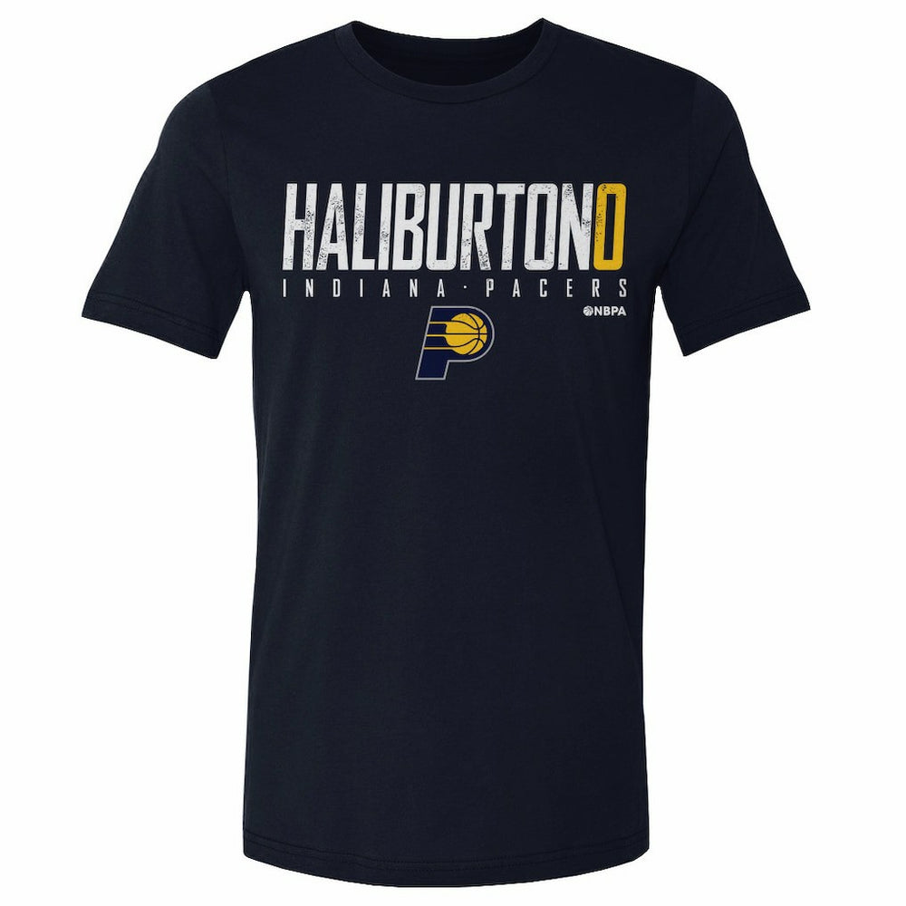 Tyrese Haliburton Indiana Pacers 500 Level Elite T-Shirt Navy