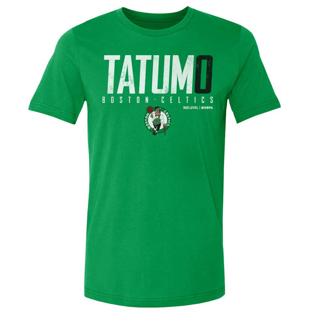 Jayson Tatum Boston Celtics 500 Level Elite T-Shirt Kelly Green