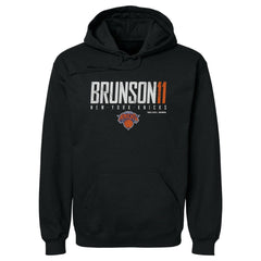 Jalen Brunson New York Knicks 500 Level Elite Pullover Hoodie Black