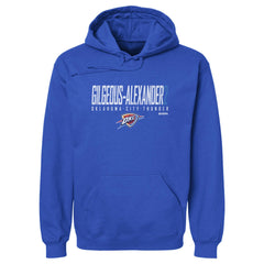 Shai Gilgeous-Alexander Oklahoma City Thunder 500 Level Elite Pullover Hoodie Blue
