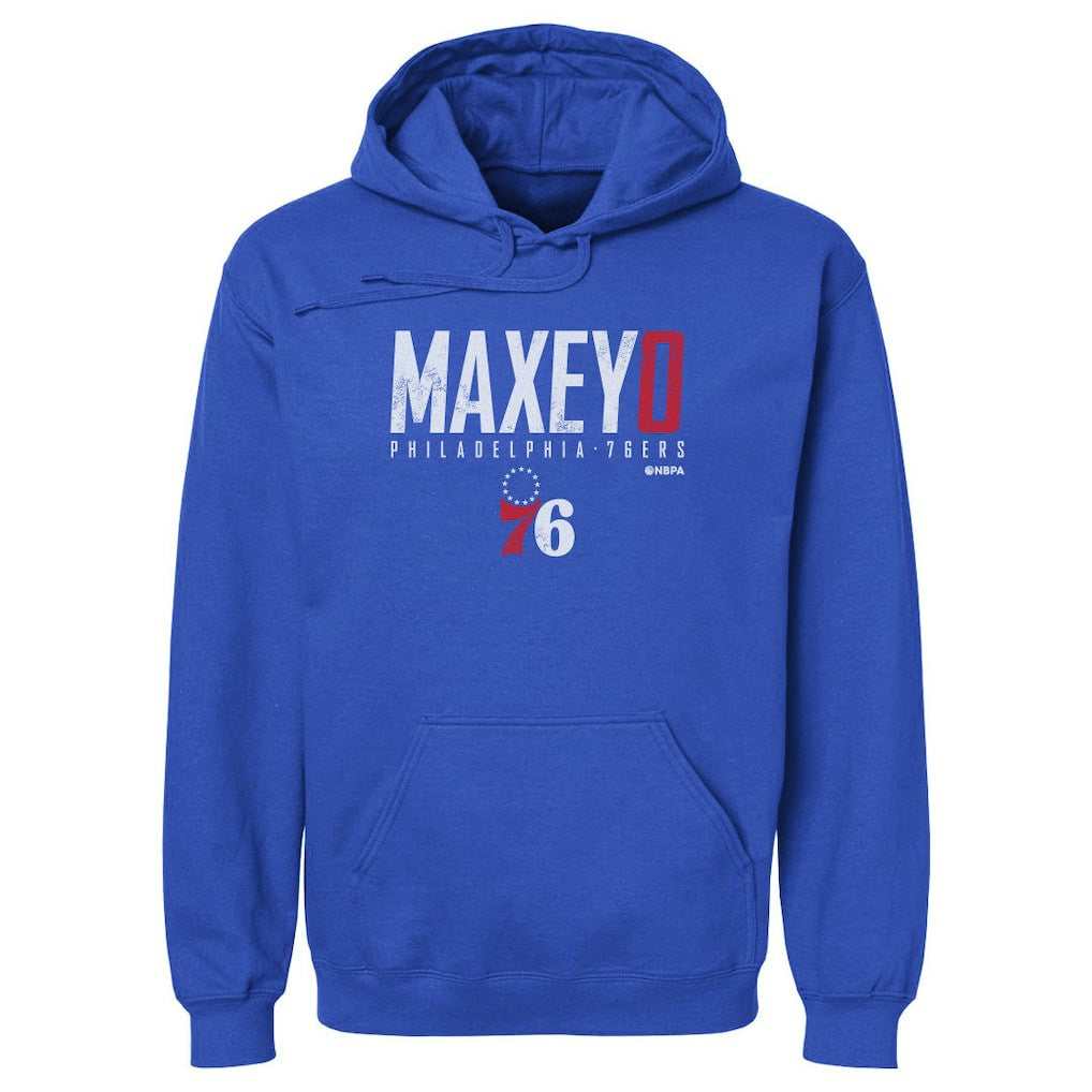 Tyrese Maxey Philadelphia 76ers 500 Level Elite Pullover Hoodie Royal