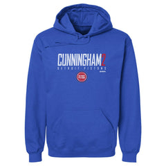 Cade Cunningham Detroit Pistons 500 Level Elite Pullover Hoodie Blue