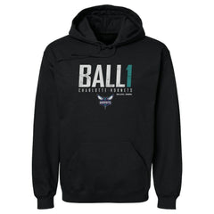 LaMelo Ball Charlotte Hornets 500 Level Elite Pullover Hoodie Black