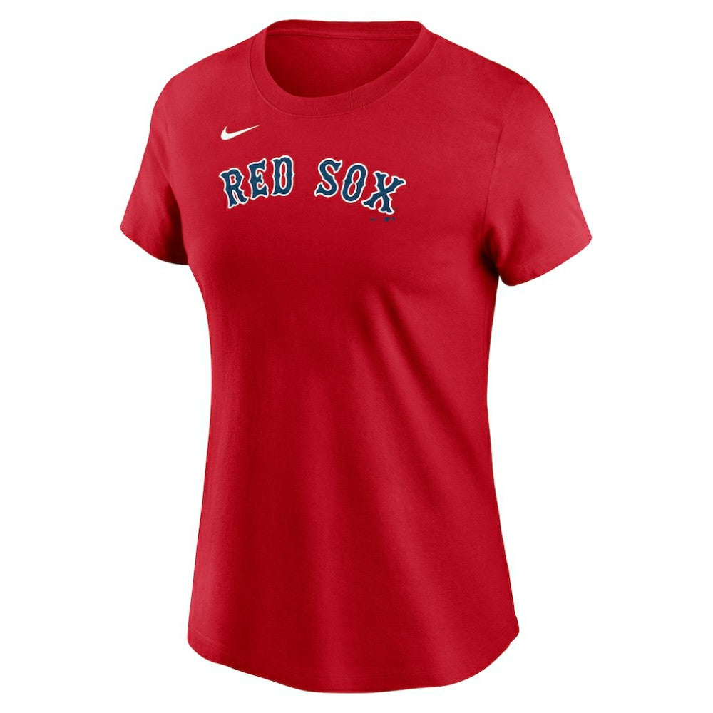 Kristian Campbell Boston Red Sox Nike Women's Cooperstown Collection Fuse Name & Number T-Shirt - Red T-shirts