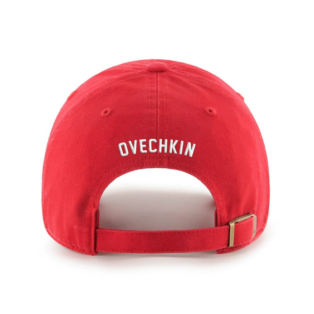 NHL Alexander Ovechkin Washington Capitals '47 895 Most Goals of All Time Clean Up Adjustable Hat - Red
